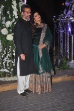 Raveena Tandon, Anil Thadani at Sangeet ceremony of Riddhi Malhotra and Tejas Talwalkar in J W Marriott, Mumbai on 13th Dec 2014